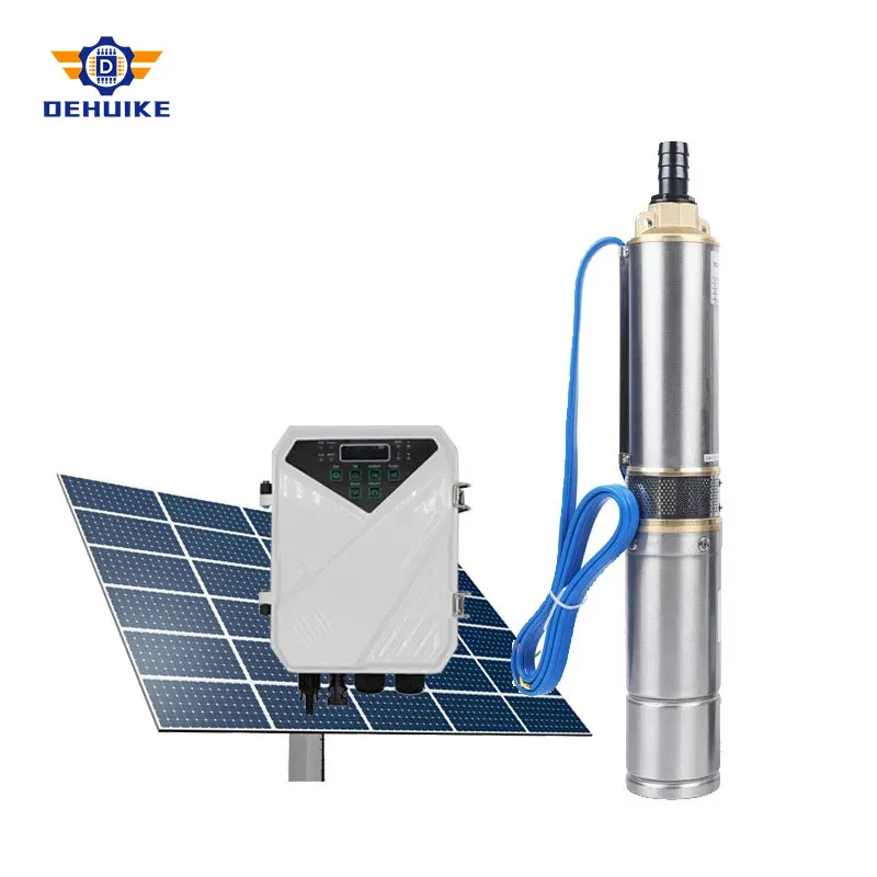 3hp Solar Submersible Pump Solar Power Deep Well Water Pump Large Flow Of Solar Water Pump