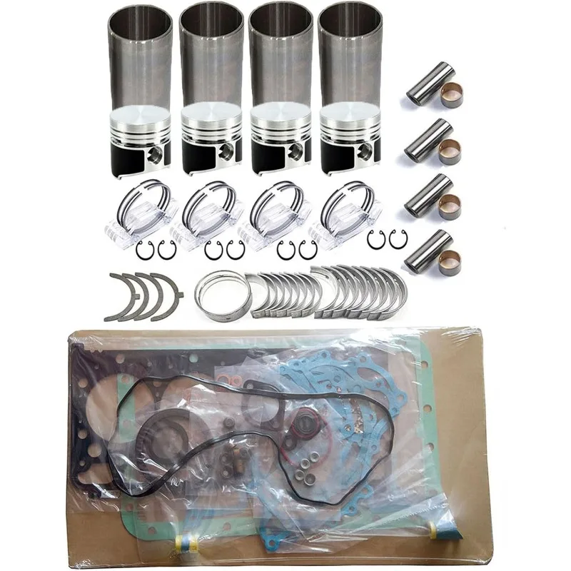 

NEW Overhaul Rebuild Kit V1100 VH1100 for Kubota Liner Piston Rings Bearing Gasket Kit Replacement Parts Engine