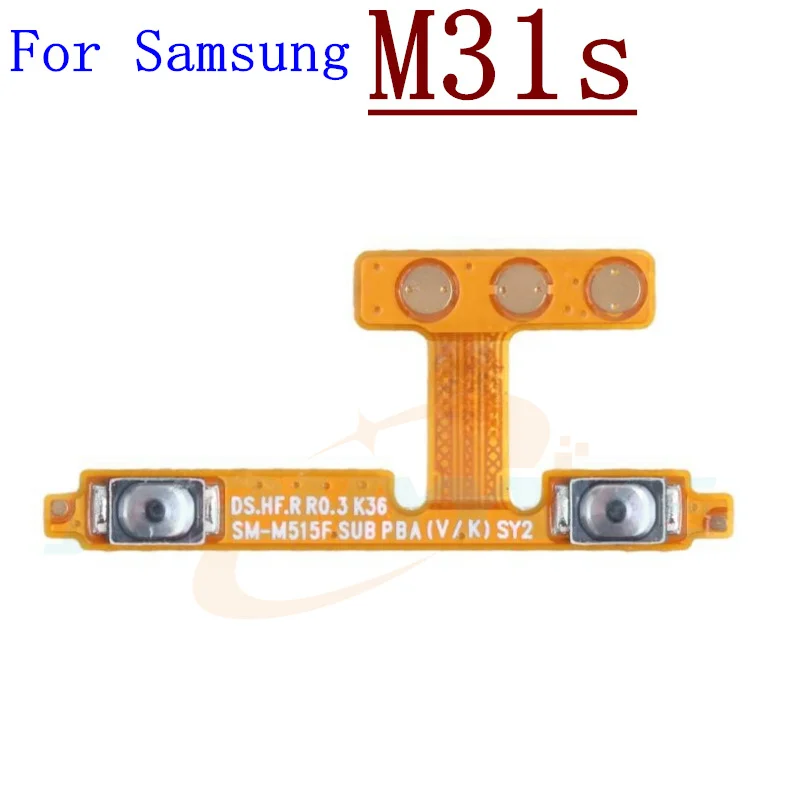 Volume Power Switch On Off Button Key Ribbon Flex Cable For Samsung Galaxy M10 M10s M20 M30 M30s M40 M12 M13 M21 M31 M31s M51