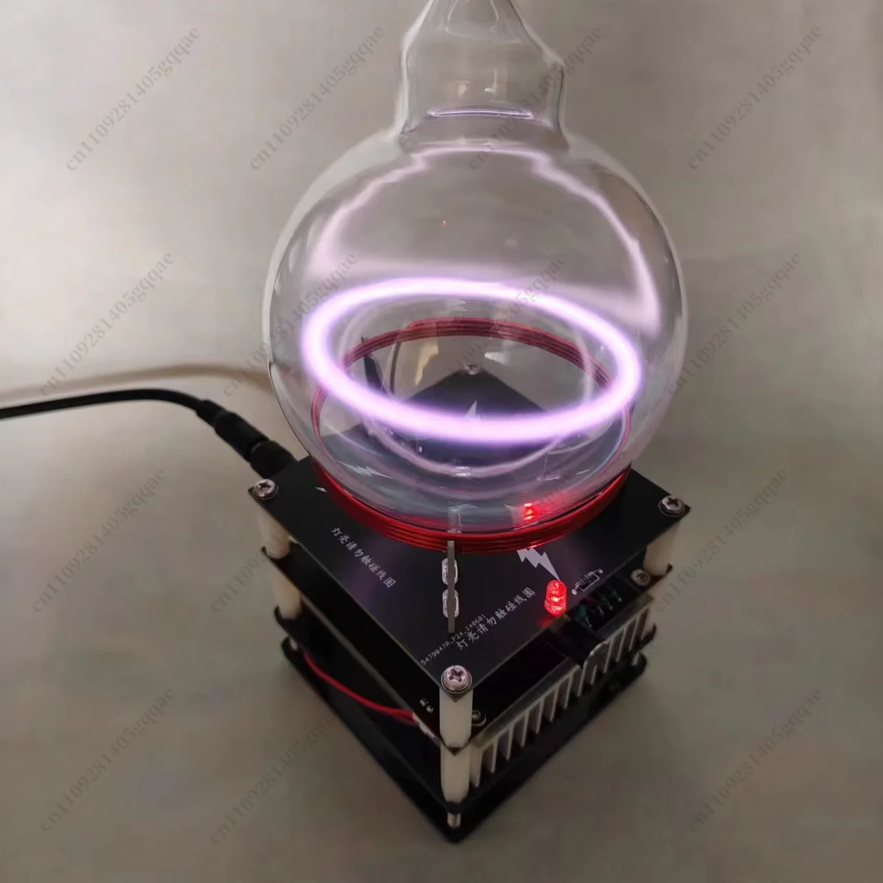 Plasma Ring Toroidal Plasma Ark Reactor Inert Gas Glowing Sphere Ion Sphere in Stock