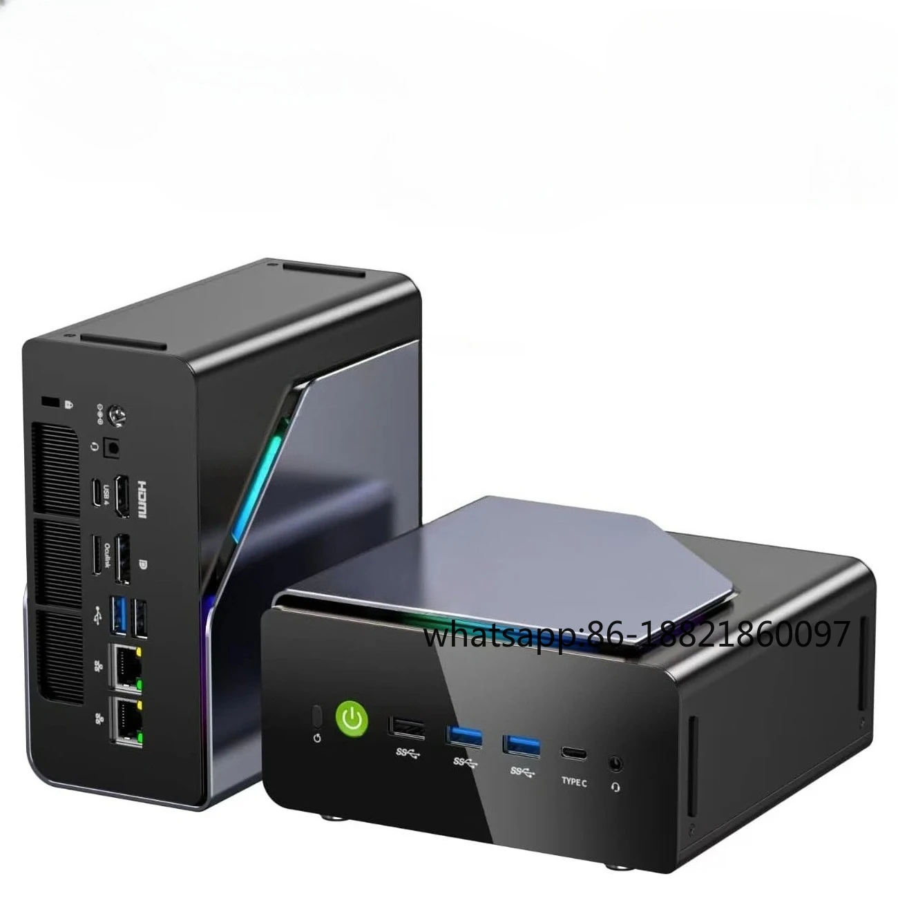 

GMKtec K12 Mini PC AMD Ryzen™ 7 H 255 Dual DDR5 5600MT/s 3*SSD PCIe4.0 WiFi 6 BT 5.2 Dual 2.5G LAN OCulink Desktop Computer