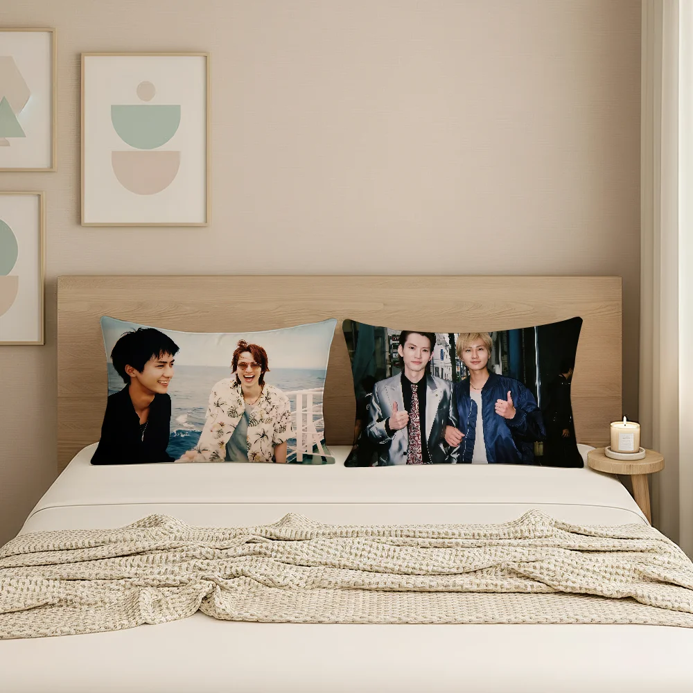 

TV The J-Journey to K-Killing Y-You Pillow Case Suitable for Office Bedroom Sofa Home Decoration Rectangle Cushions