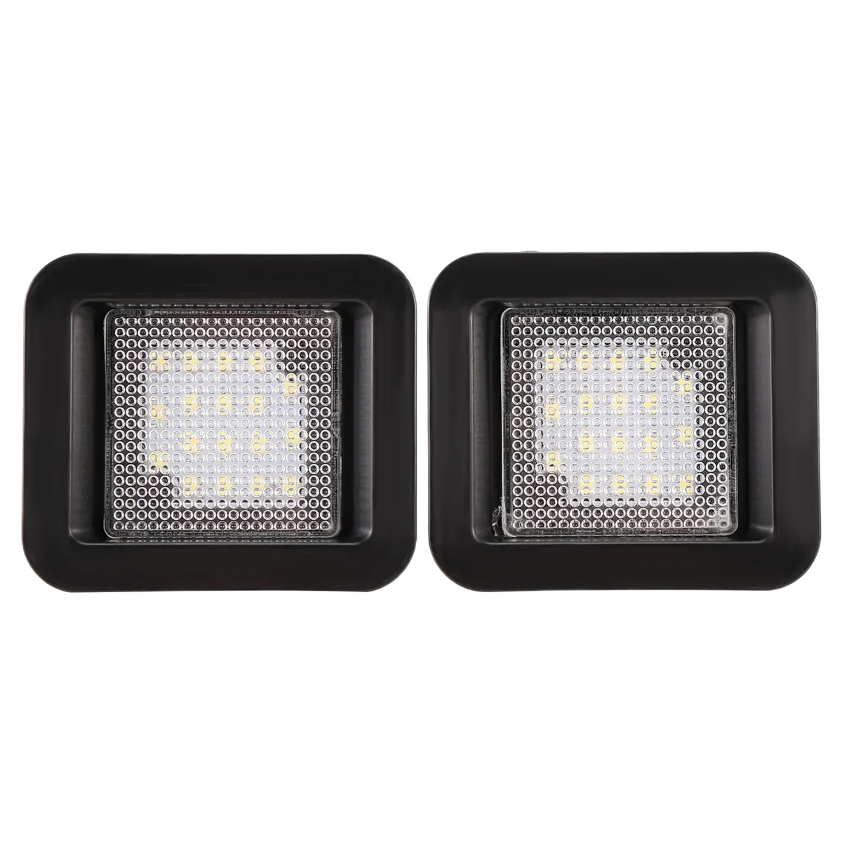 2Pcs LED Car Rear License Number Plate Light FL3Z-13550-A FL3Z13550A for -150 2015-2018