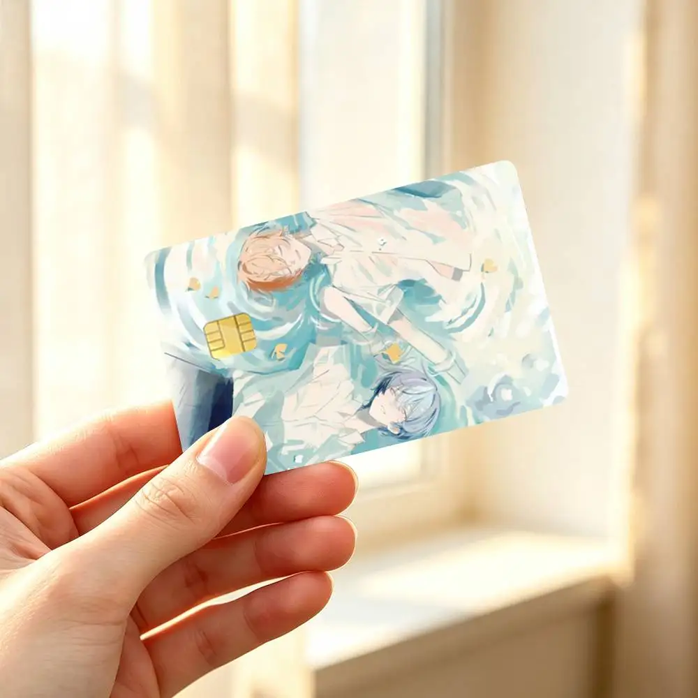 Akito and Toya  Credit Card HD Stickers Premium matte film effectively prevents fingerprints and daily abrasion.