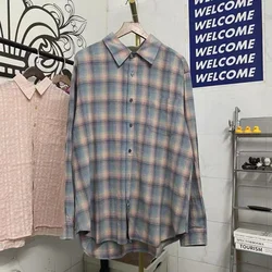 男性と女性のための長袖プリントコットンTシャツ,ルーズトップス,トレンディ,ハイエンド,レジャー,ファッション,24代