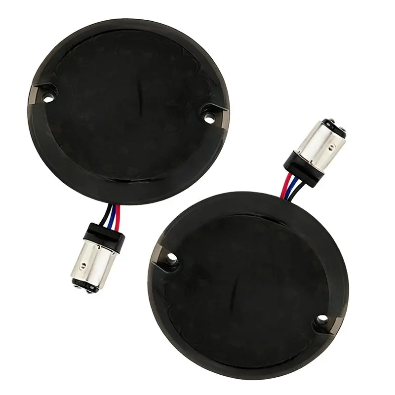 NEW HOT In Stock-Motorcycle 2X LED Tail Light Turn Signal Brake Light Parts For Road King Road Glide Softail FLHTK Modifi
