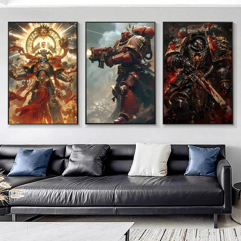 Hot Game W-WarhammerS Posters HD Print Vintage Wall Art Decor for Home Study Room