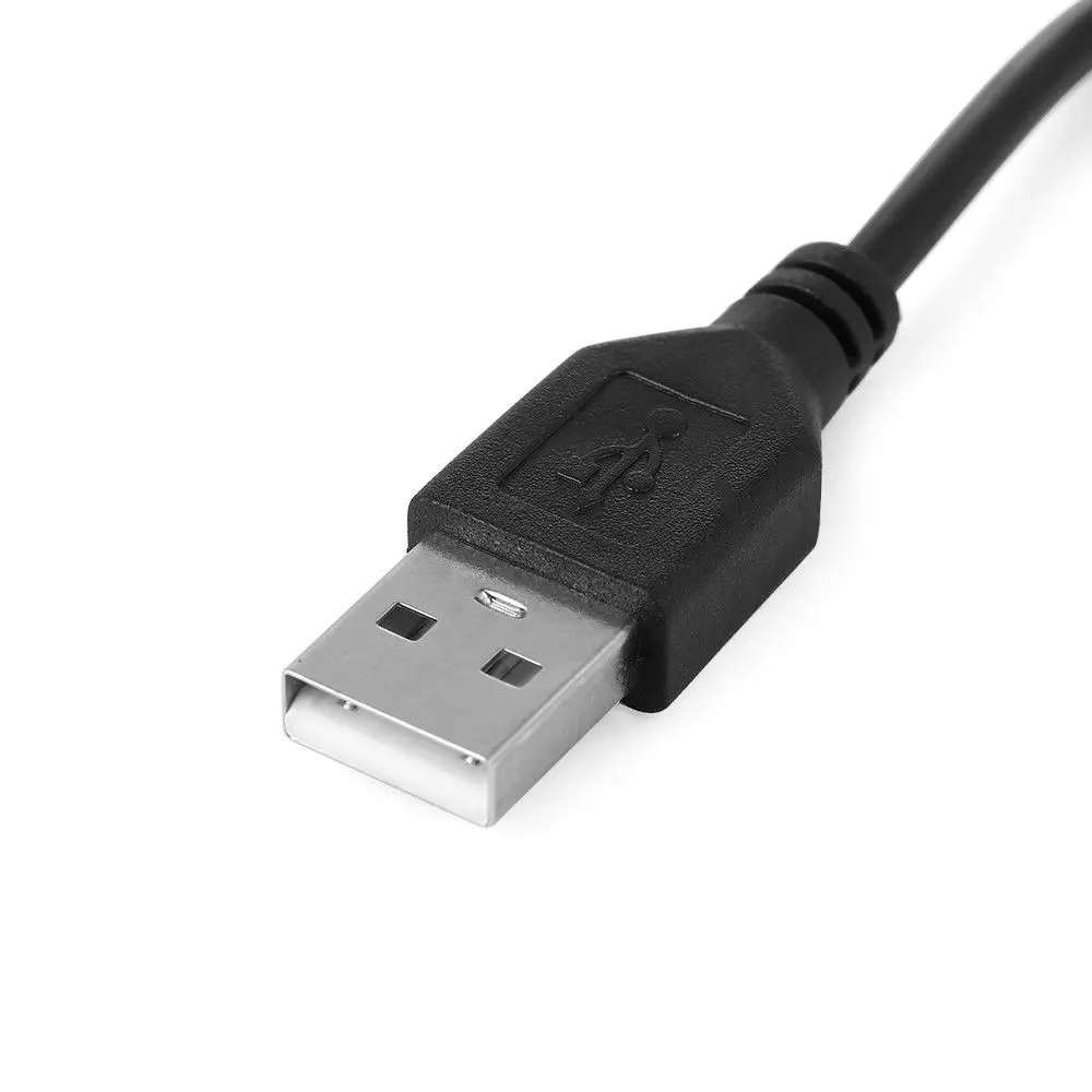 Kabel ładowarki USB 2.0 czarny od męskiego do żeńskiego przedłużacza ładowarka synchronizacji danych 0.6M 1M 1.5M 3M 5M