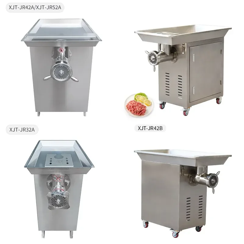 [2026] 2026Electric Industrial Stainless Steel Meat Grinder High Capacity Automatic Meat Mixer Machine Frozen Meat Processing