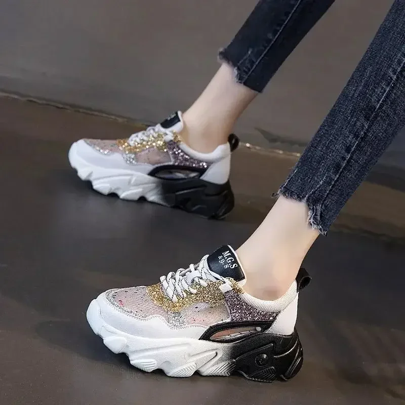Athletic Sneakers Women\'s Sports Shoes High on Platform Ladies Footwear New Arrival 2025 Casual Sale Designer Luxury 39 Offer H