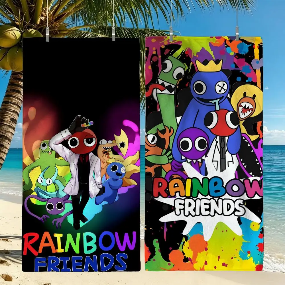 Game Rainbow Friends Towel Towel Beach Towel Oversized Quick Dry Towel Absorbent Soft Swim BeachTowels for Men Women