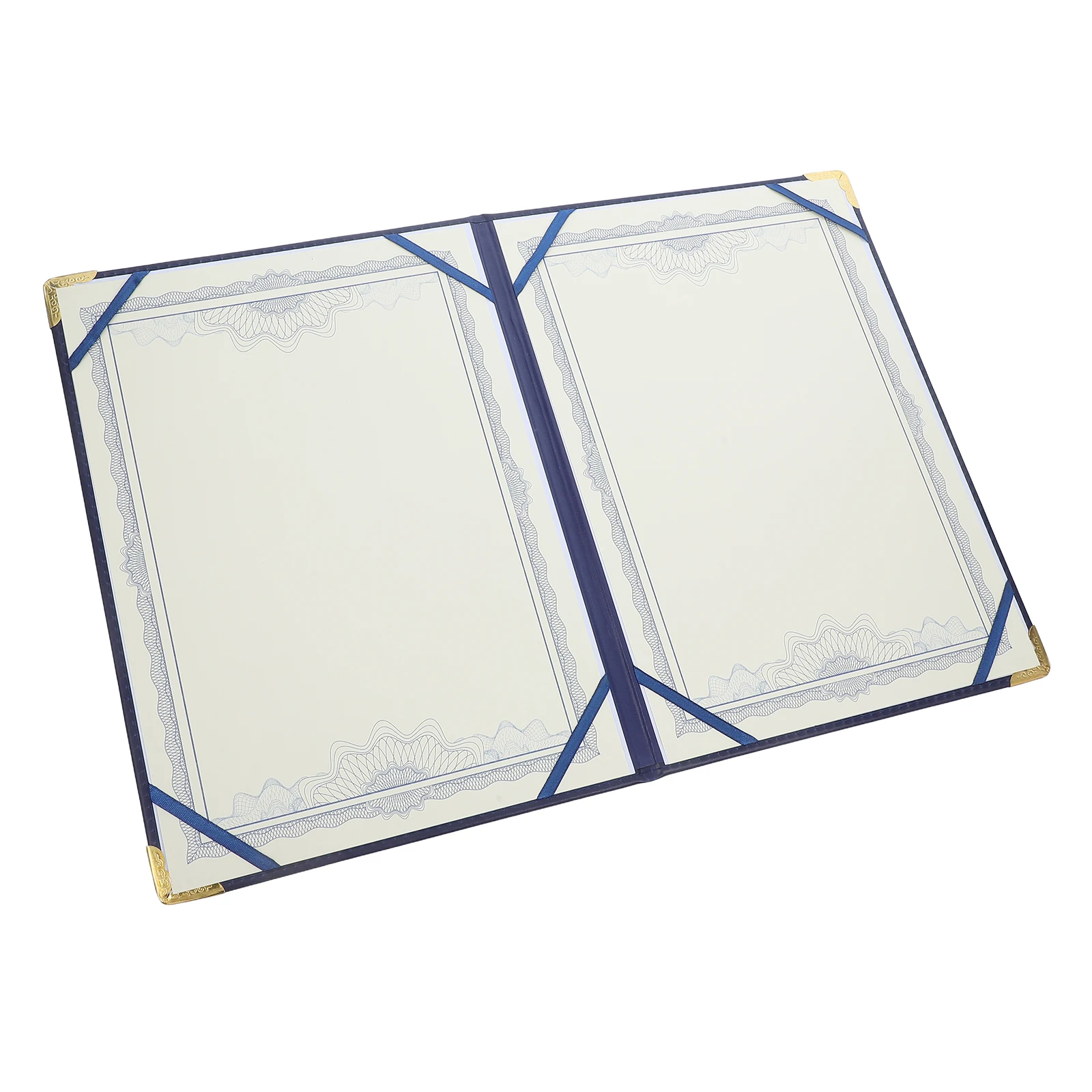 

3Pcs Versatile Diploma Cover PU Leather Minimalist Certificate Holder Lightweight Document Case