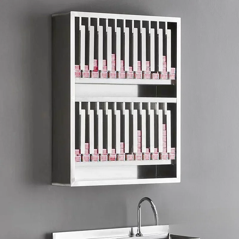 Chaodian Barber Shop Hair Salon Special Dyeing Cream Display Rack Dyeing Cream Storage Rack Hair Shop Stainless Steel