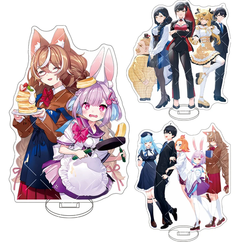 16CM Anime Der Menschenfeindliche Lehrer im Nicht-Menschlichen Klassenzimmer ‌   Figur Ningen Rei Mizuki Kyoka Acryl-Ständer Cosplay-Ornamente Geschenke