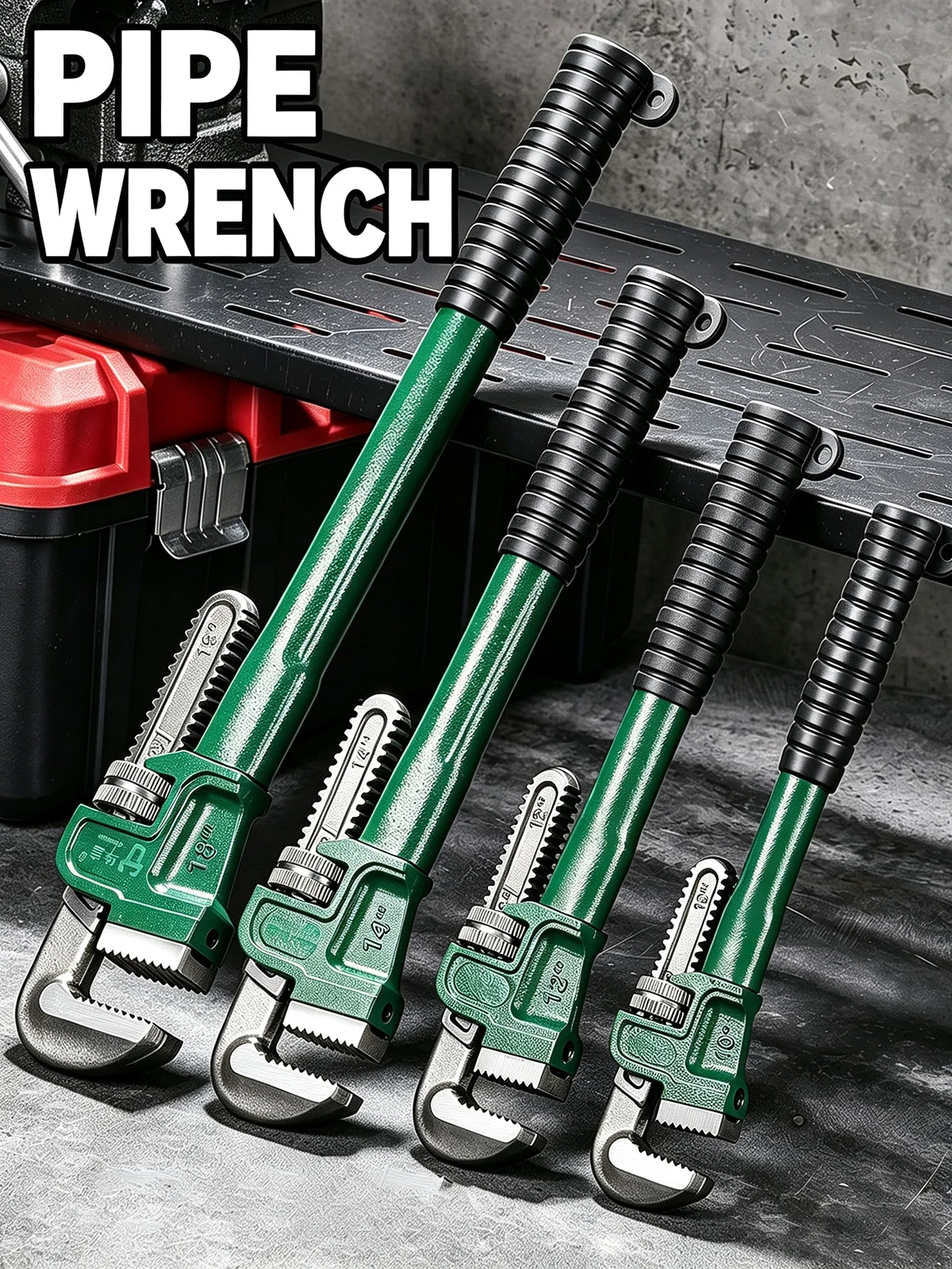 Pipe Wrench Adjustable - Chiave per Tubi Universale Resistente, Attrezzo