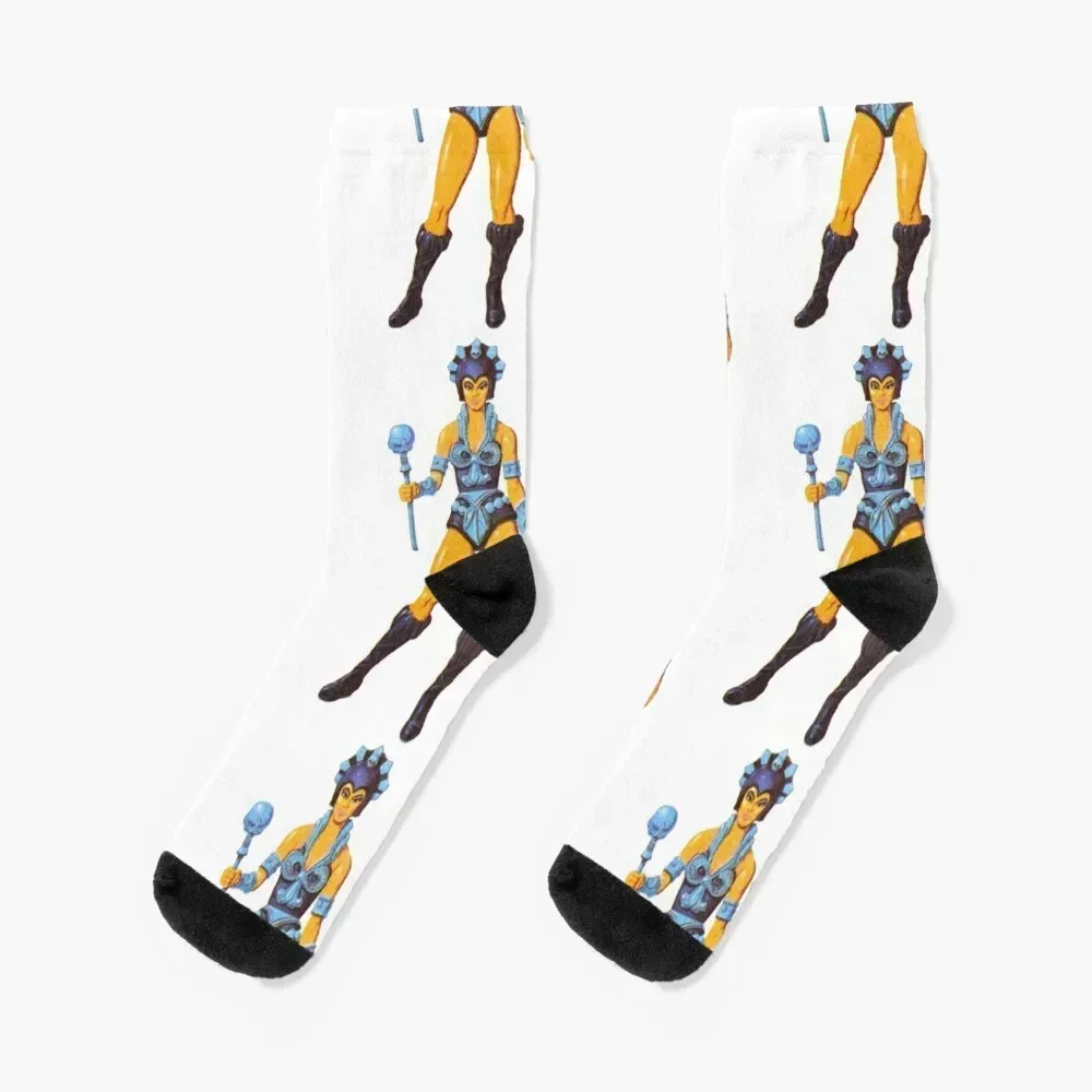 

Retro Evil Lyn - Evil Warrior Goddess! Socks anti slip football gift Sports custom Boy Socks Women's