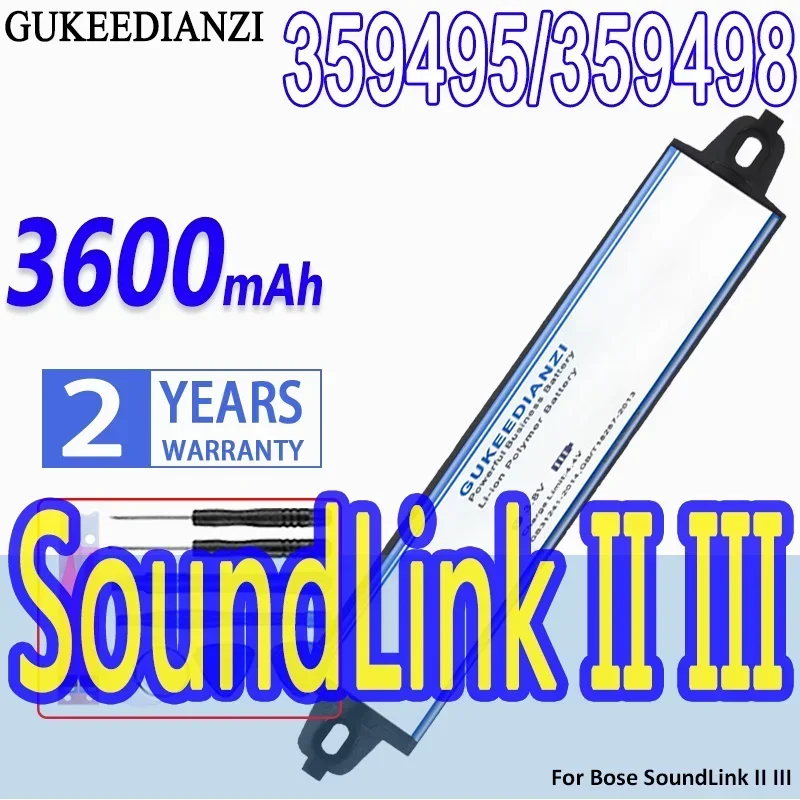 

Bluetooth Speaker Battery 359495 359498 330105 404600 3600mAh For Bose Soundlink Bluetooth Mobile Speaker II Soundlink Iii
