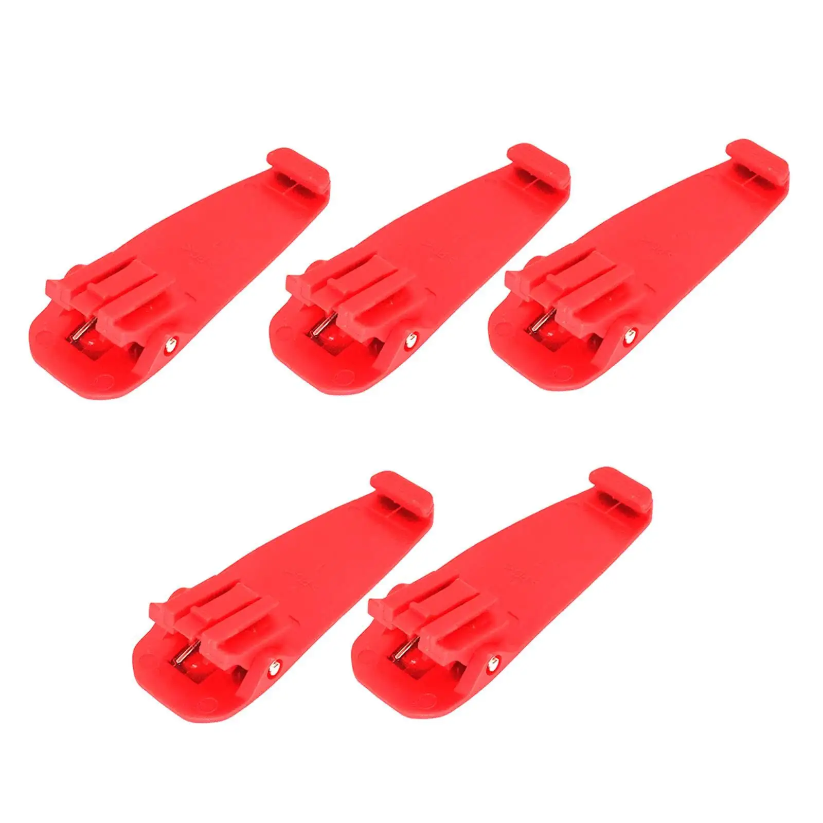 5 Pieces Belt Clip Red Lightweight Small and Portable Accessories Communication