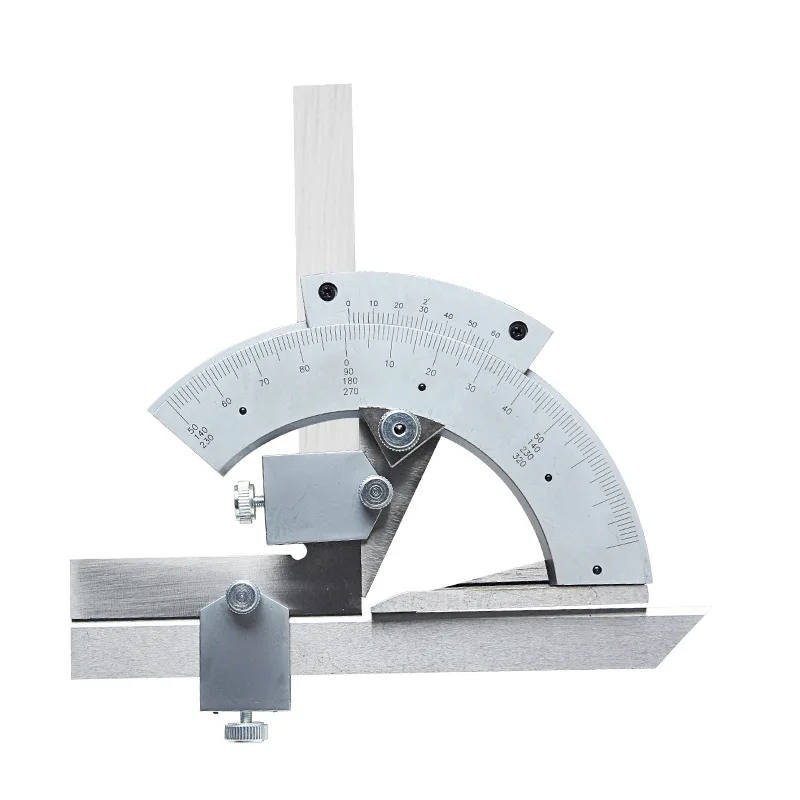 

Stainless steel universal angle ruler 0-320 degrees vernier angle gauge universal ruler angle
