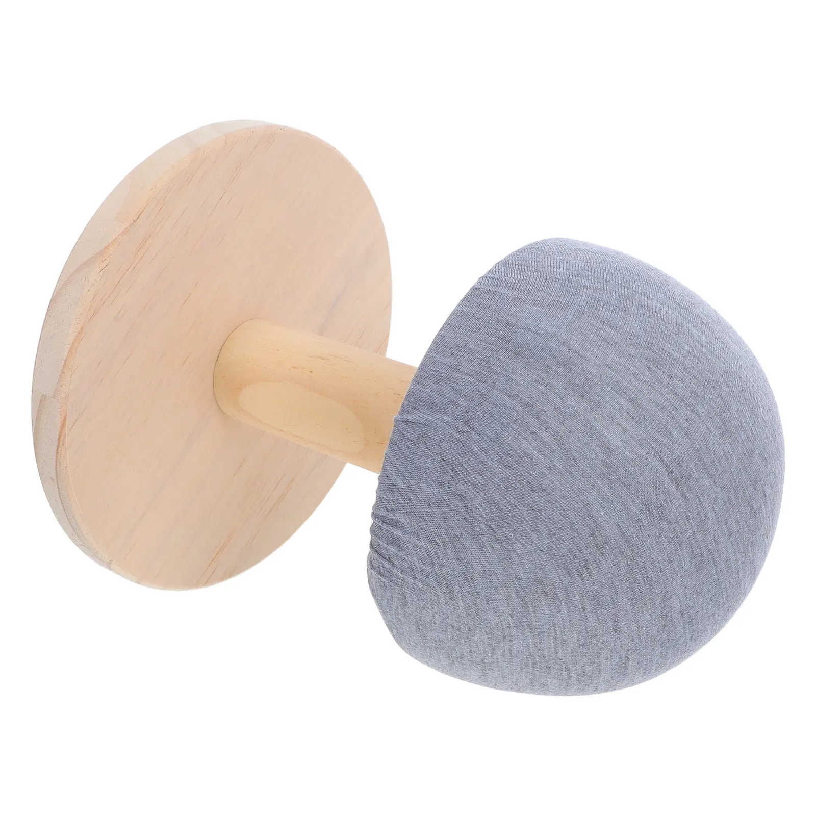 Mini Round Ironing Board Wooden Sleeve Pressing Saving Tabletop Ironing Stool Heat Resistant Surface Sewing Travel