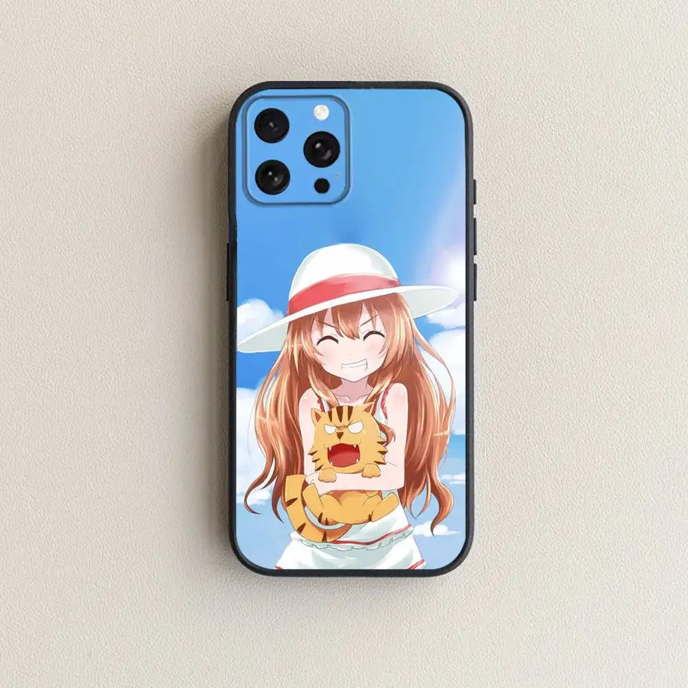 Casing Ponsel T-Taiga Toradora A-Aisaka Untuk iPhone 17,16,15,14,13,12,11 Plus,Pro Max,XS,X,XR,SE,Mini,8,7, Penutup Silikon Lembut Hitam