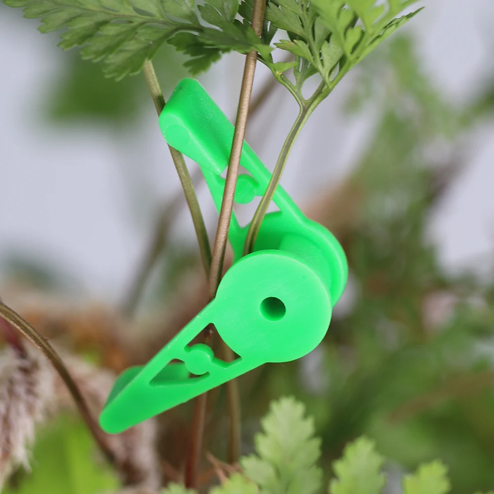10/20PCS 360 Degree Adjustable 3-Color Plant Stem Training Clips Trainer for Low Stress Bending Clamp Branches Bender Control