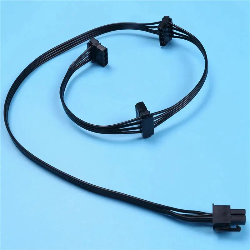 Leading-4 Pcs Pcie 6 Pin 1 To 3 Molex IDE Power Supply Cable Modular PSU 4 Pin Peripheral For Corsair Axi Series AX1500I AX1200I