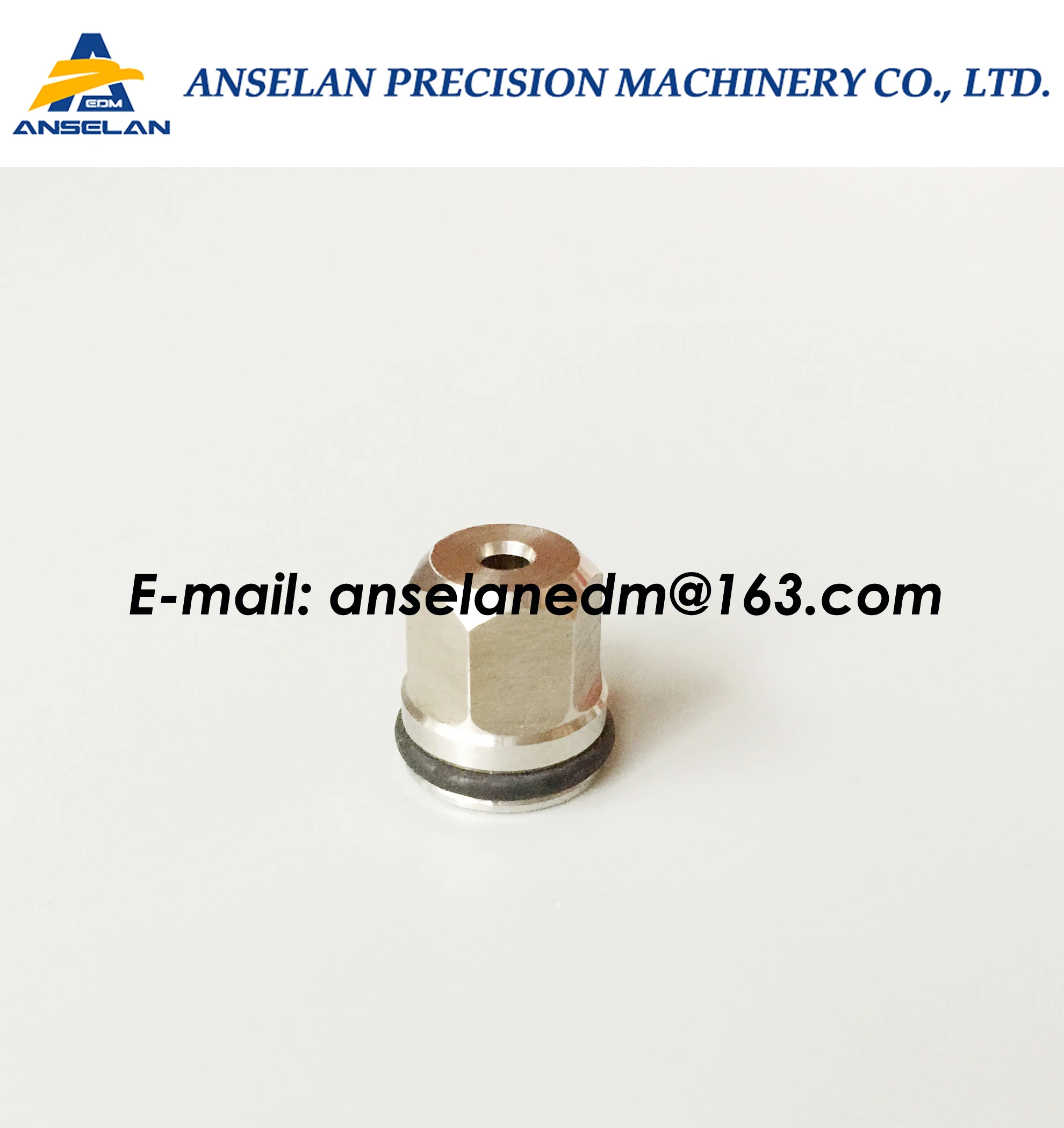 

(2pcs) 200542918 edm Sleeve Nut ID=3.5mm for Upper Wire Guide for Robofil 230,330,440,CUT20,CUT30 Charmilles Cap nut 24.54.429,