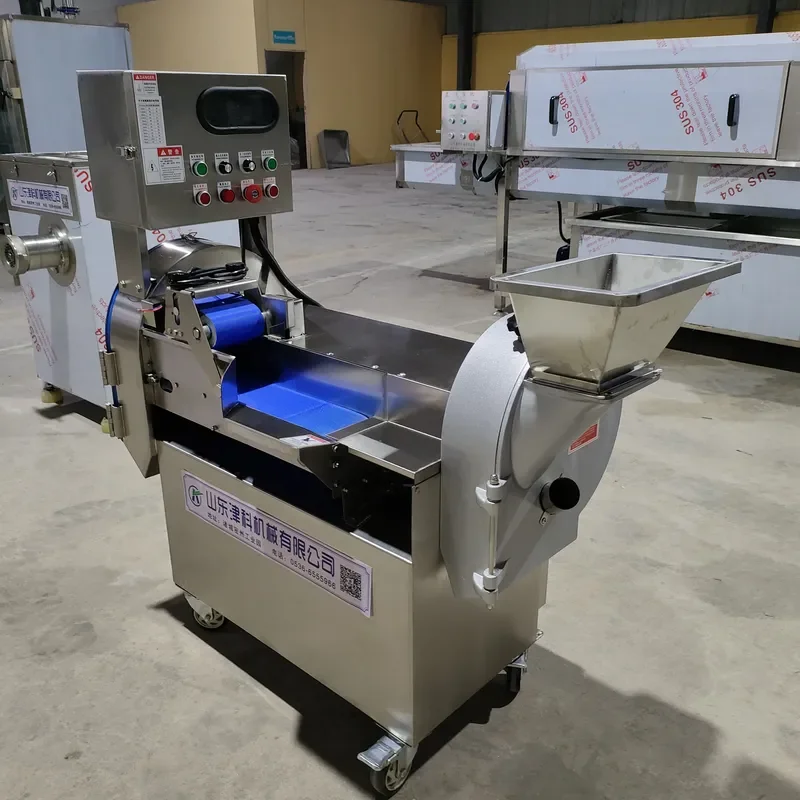 

2026 Food Grade Industrial Multifunction Vegetable Cutter Slicer Root Stem and Leaf Vegetables Cutting Chopping Machine