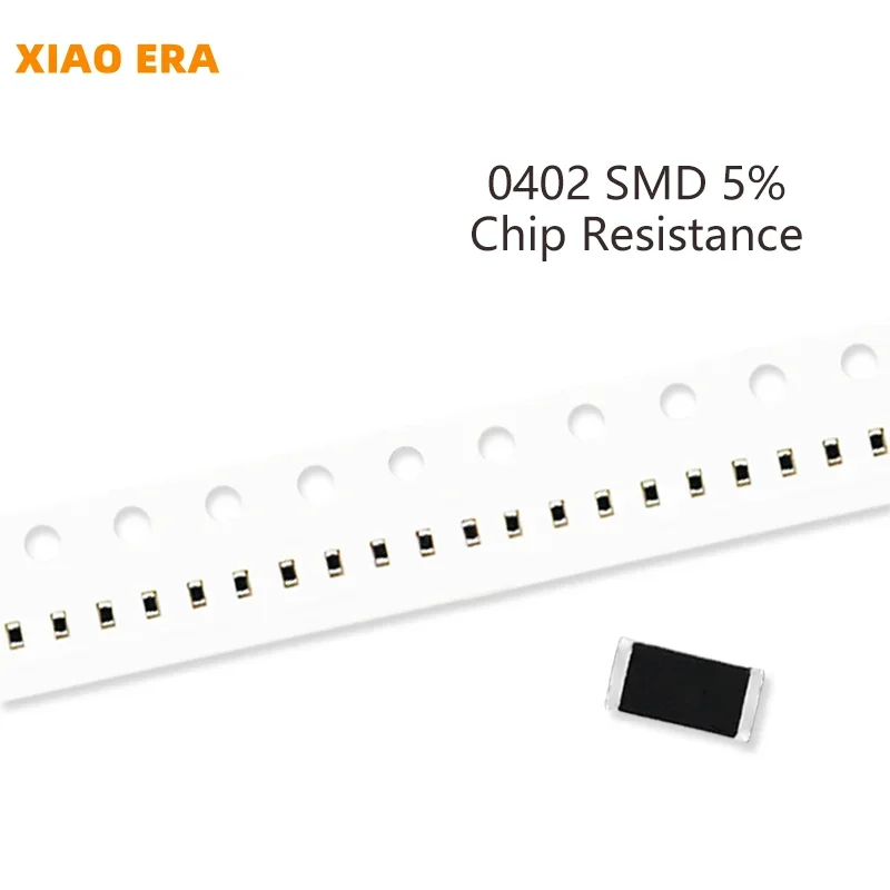 100Pcs 0402 SMD Resistor Set 5% Tolerance 0R-22M 0R 1R 1.1R 1.2R 1.3R 1.4R 1.5R 10 Ohm Full Value Available DIY Assorted Kit