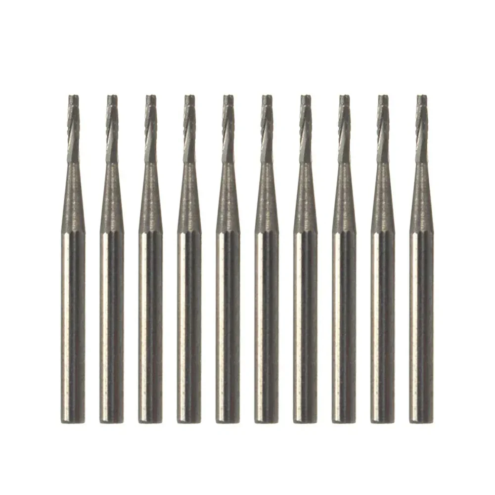 Tapered Auto Glass Windshield Rock Chip Repair Kit Drill Bits Carbide 10PC For Auto Glass Repair Alloy Carbide Drill Bit Accesso