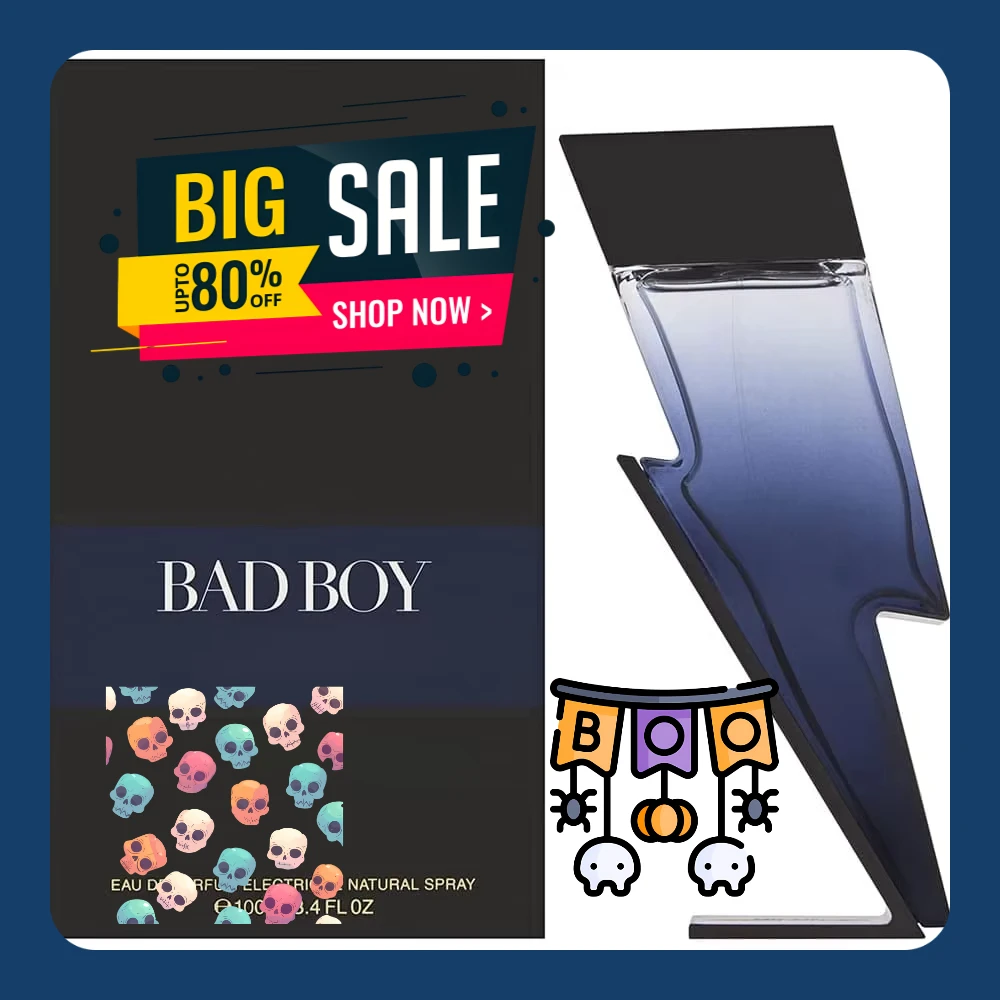 

Bad Boy Eau De Parfum Spray | 60ml Men's Woody & Spicy Luxury Cologne Parfum Homme