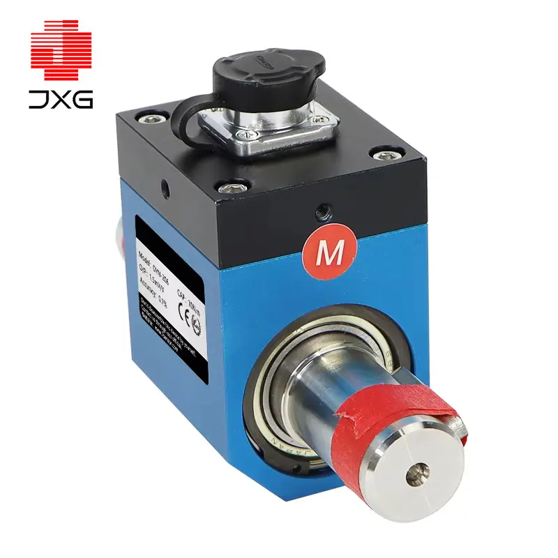 0-800Nm Sale Motor Fixed Measurement Strain Gauge Force Sensor Type Square Hole Shaft Dynamic Rotary Torque Transducer