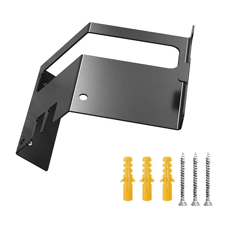A74E-Power Tool Storage Rack 21X11.5X15cm Heavy Duty Carbon Steel Circular Saw Wall Mount Bracket For Workshop