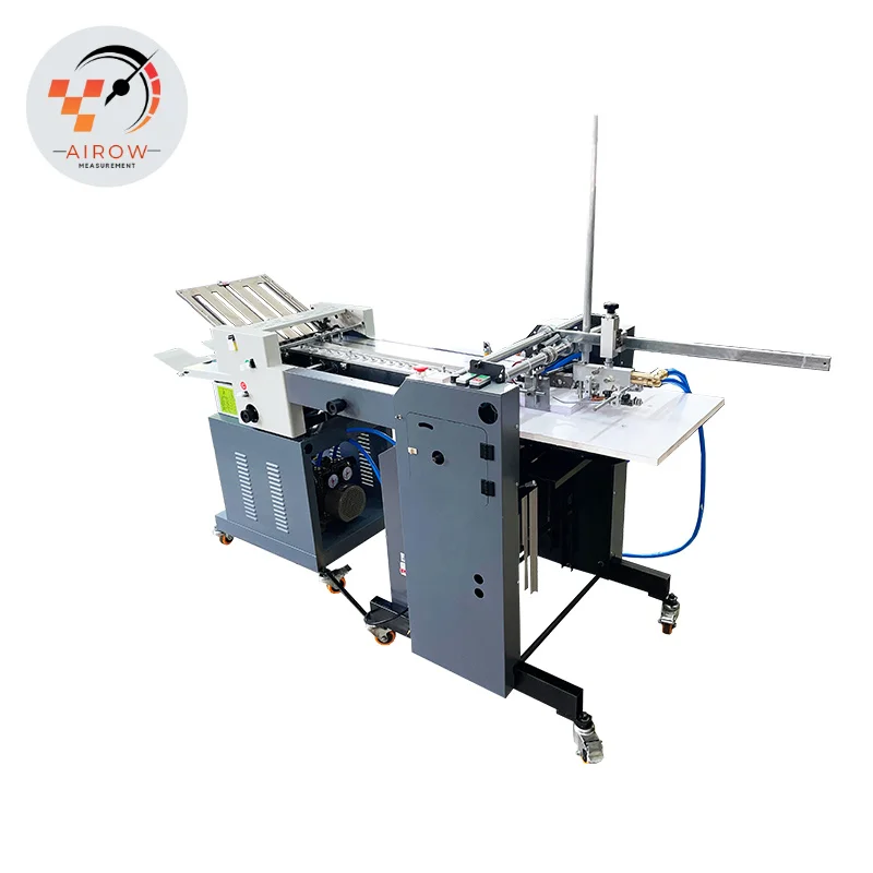 AIROW CYFD-ZY384 4 Plate High Speed A3 Size Heavy Duty Fully Automatic Paper Folder Machine Paper Folding Machine with Feeder