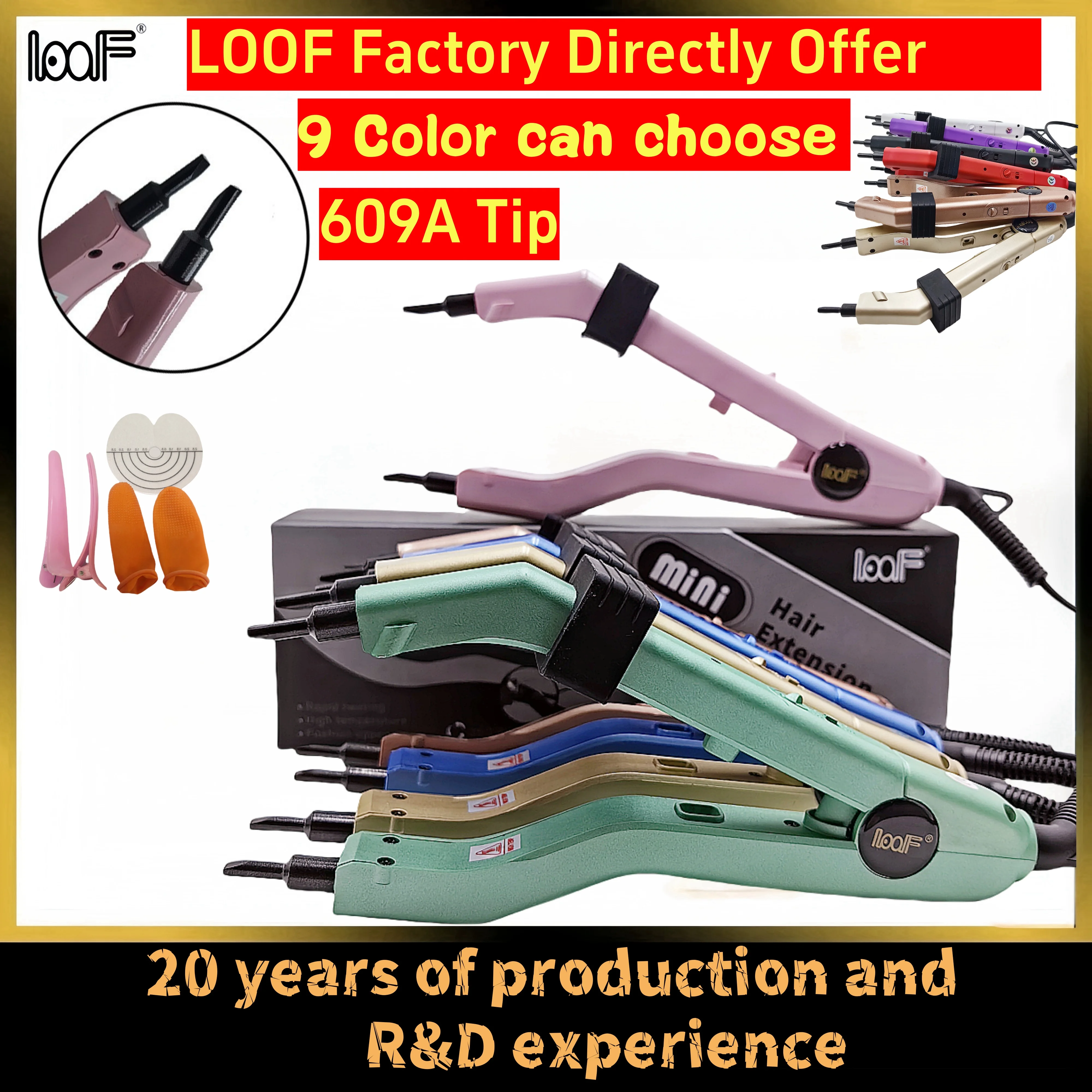 

Заводская последняя версия JR-609A, профессиональные терможелезные соединители для волос, инструменты для наращивания волос с кератином, вилка стандарта ЕС/Австралии/США/Великобритании