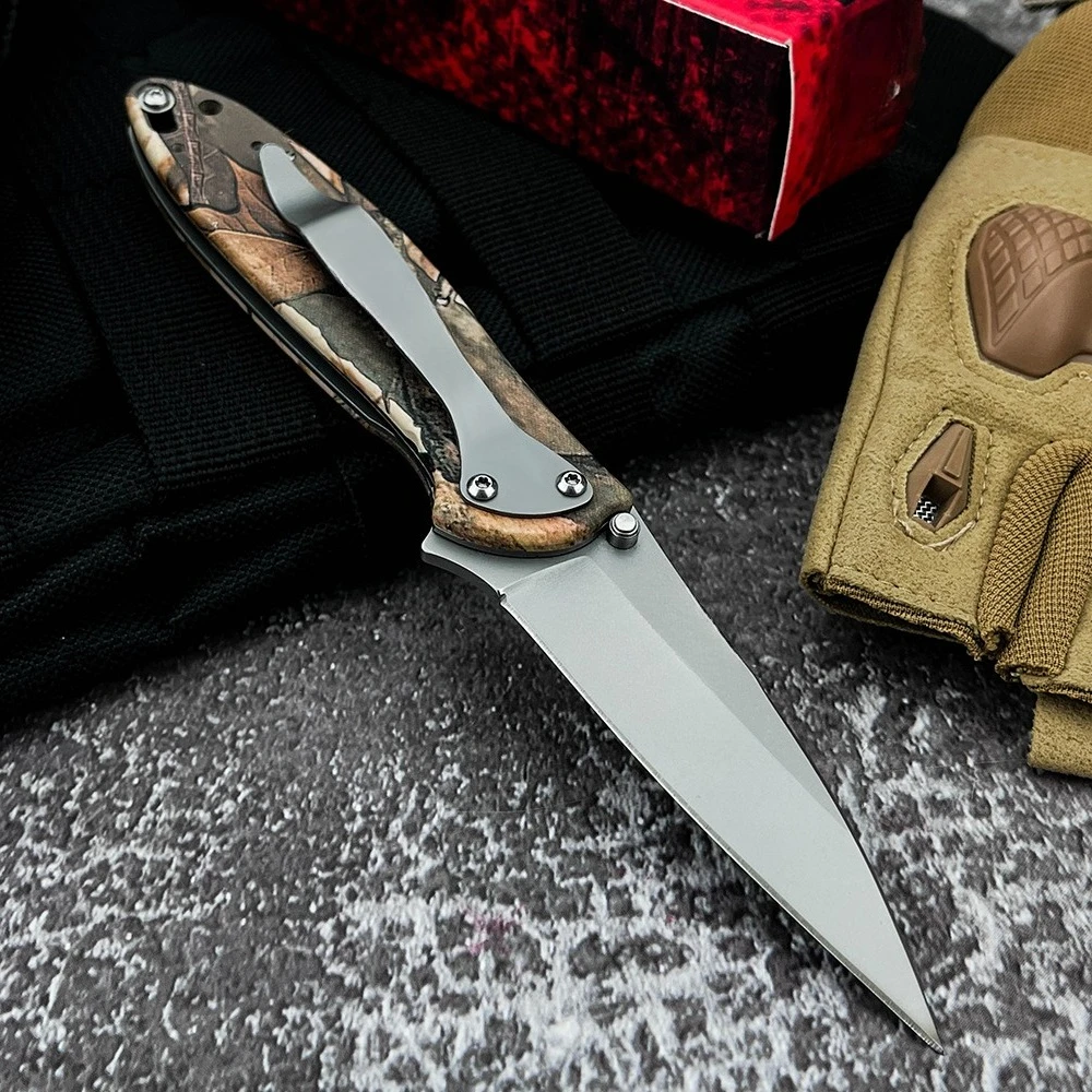التخييم الصيد المحمولة متعددة الوظائف سكين في الهواء الطلق بقاء 420 الصلب مقبض للطي شفرة سكين التنزه الصيد أدوات EDC