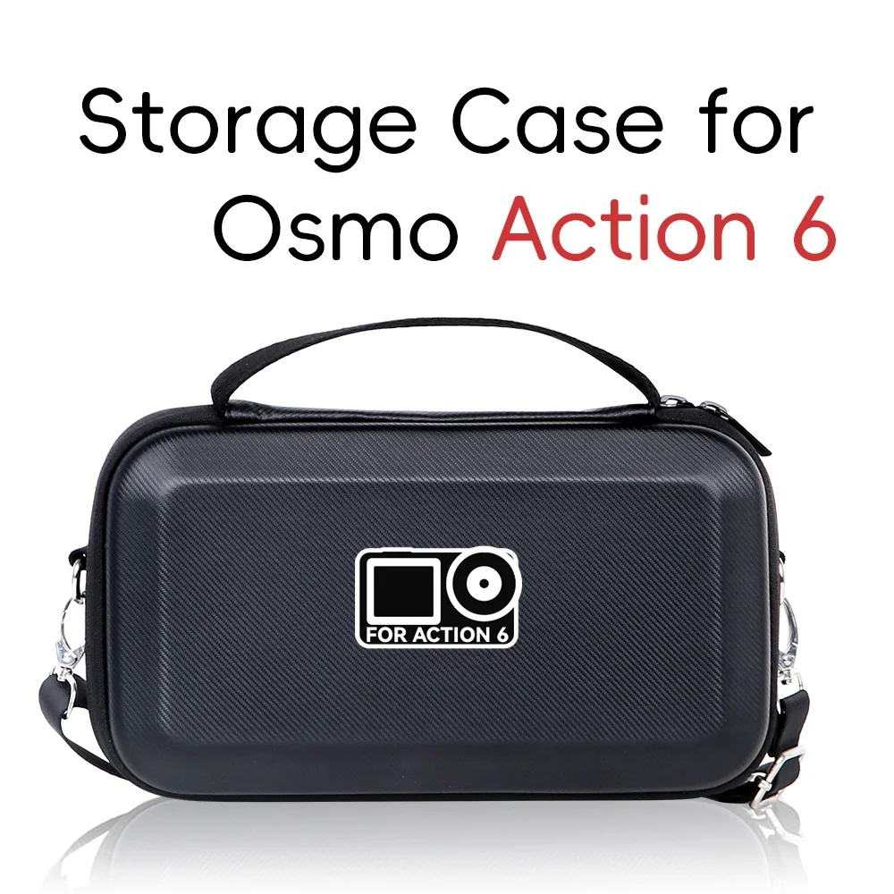 

Carrying Case for DJI Osmo Action 6,Portable Compact Bag for DJI Action 6,Travel Case Storage Bag Protective Accessories