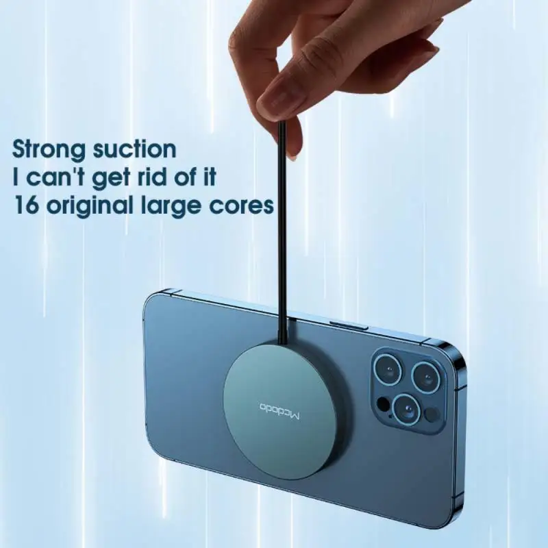 

Беспроводная зарядная док-станция Mdd15w, нечувствительное движение вибратора/игры, освобождение разъема для наушников, сильное всасывание, быстрая зарядка