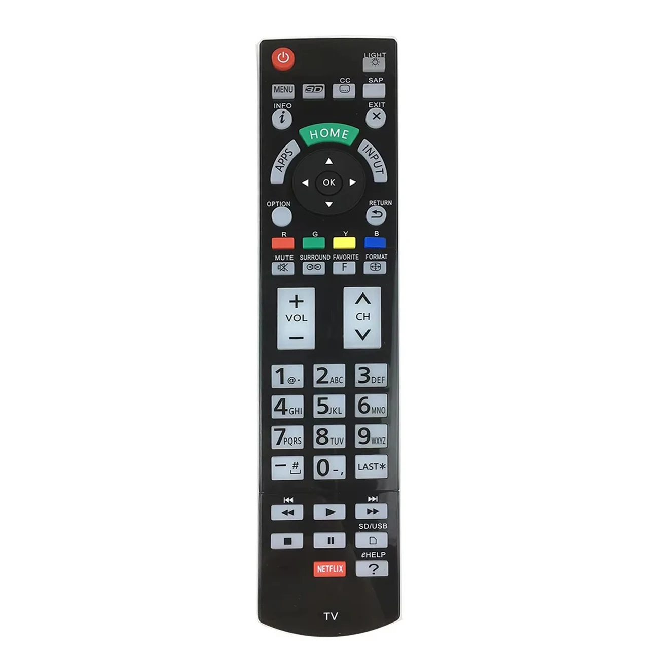 New N2QAYB000862 For Panasonic TV Remote Control  TC-P55VT60 TC-P60VT60 TC-P65VT60