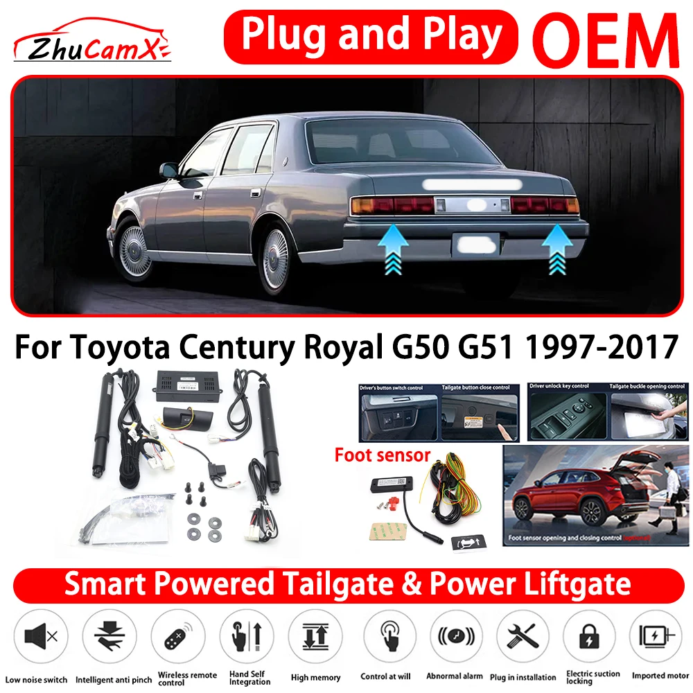 for Toyota Century Royal G50 G51 1997-2017 OEM Smart Powered Tailgate Power Liftgate Automatic Rear Trunk Tailgate Actuator