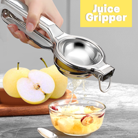 Stainless Steel Juicer Garlic Press Household Lemon Orange Clip Fruit portable Manual Juicer Processor Kitchen Accessories