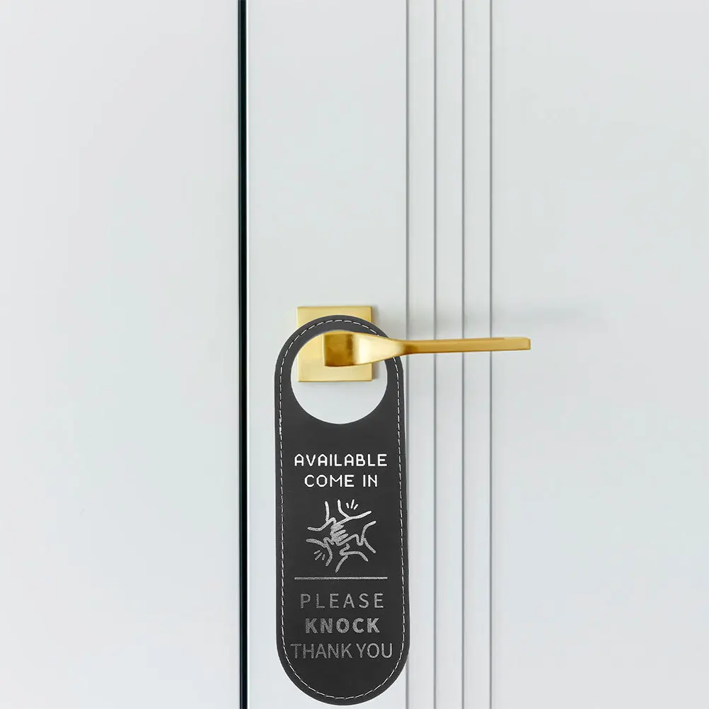 

2Pcs Meeting Room Door Plaque Double Sided Do Not Disturb Meeting in Progress Office Door Hanger Privacy Sign