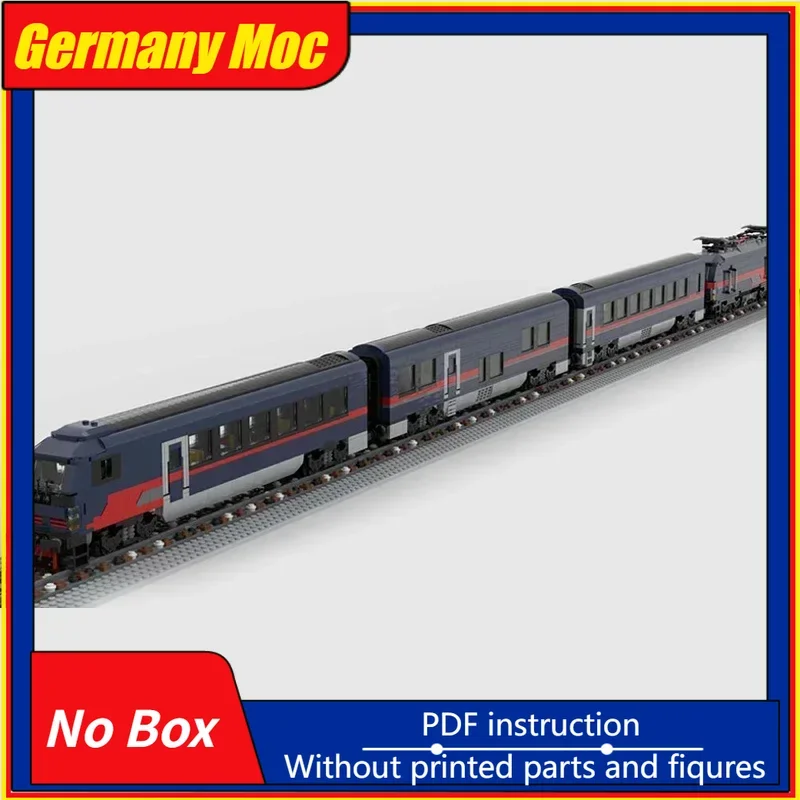 Técnico moc tijolos modelo de carro austríaco noite trem expresso blocos de construção modulares presentes brinquedos para crianças conjuntos diy montagem