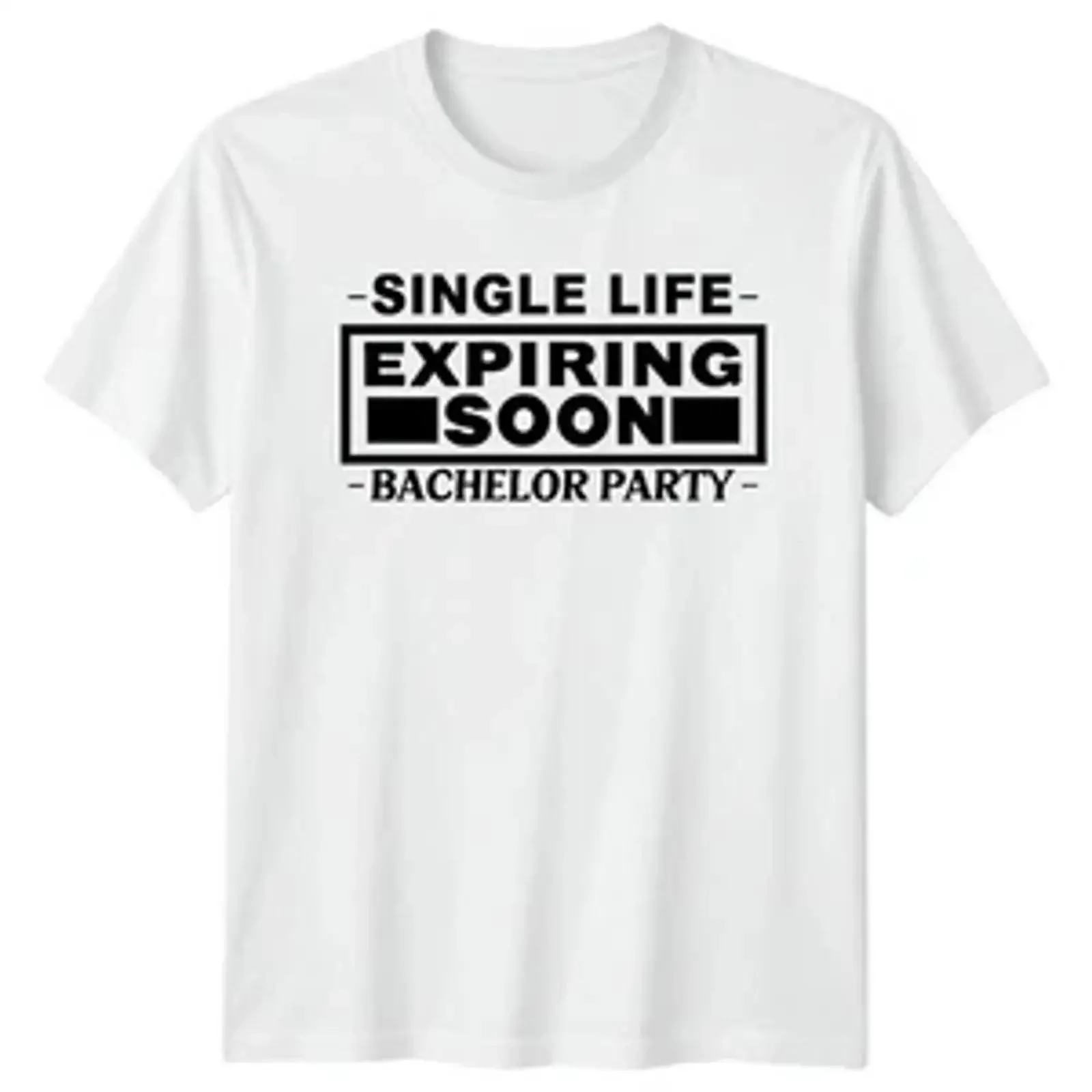 Single Life Expiring Soon Junggeselle Herren T Shirt Bräutigam Junggesellenabschied vintage Washed fashion