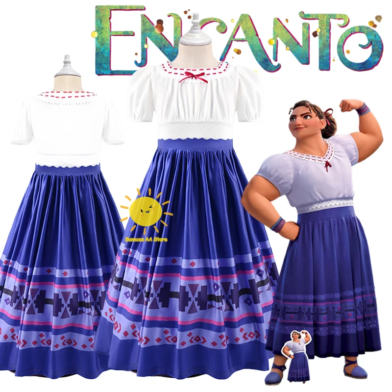Disfraz de Luisa Madrigal de Encanto de Beast Kingdom, Traje de Luisa Madrigal para Cosplay, Disfraz para Halloween, Carnaval, Fiesta, para Mujeres Adultas