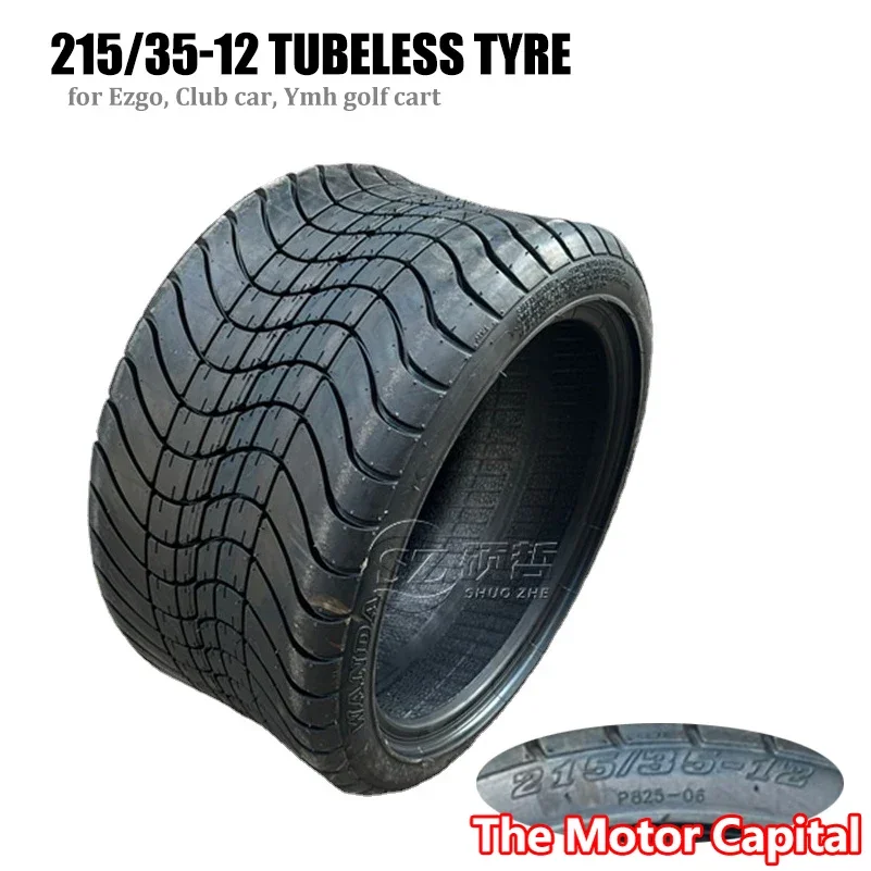 

12inch 215/35-12 tubeless tyre Golf Cart Wheels and tire for Ezgo, Club car, Ymh golf cart