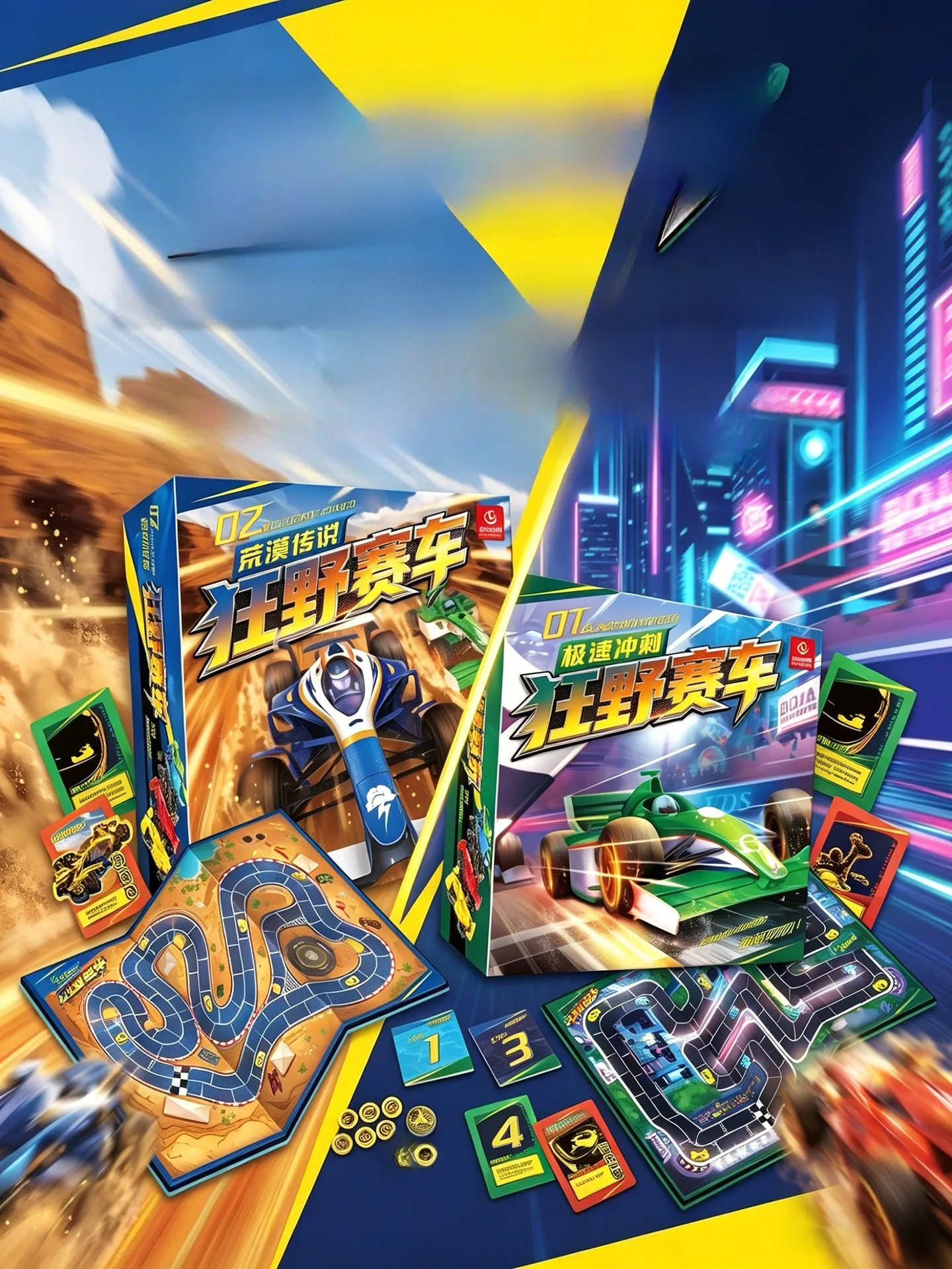 jeu-de-cartes-de-course-automobile-sauvage-a-vitesse-folle-pour-15-joueurs-jeu-de-table-decontracte-pour-fetes-competitions-de-course-et-team-building-qcf-yulefang