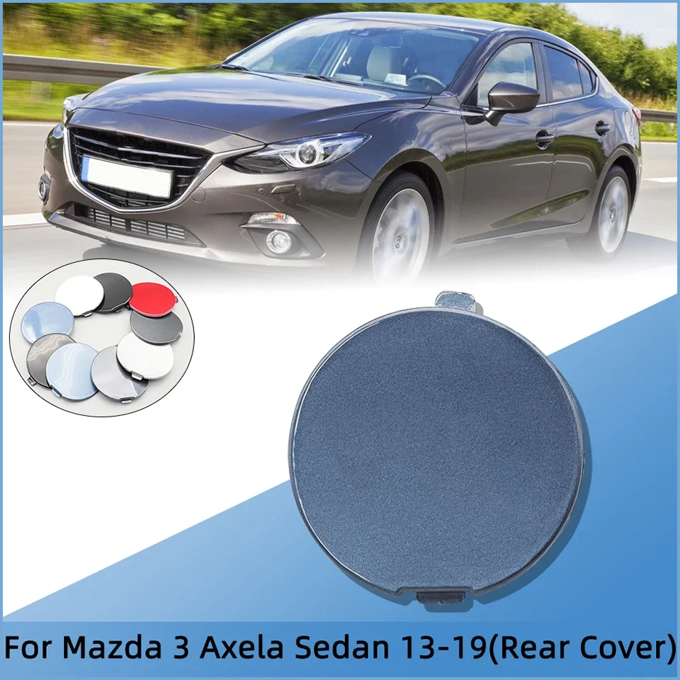 Auto Parts For Mazda 3 BM Axela Sedan 2013-2019 Rear Bumper Towing Hook Cover Lid Trailer Hook Hauling Eye Cap Trim Right Side