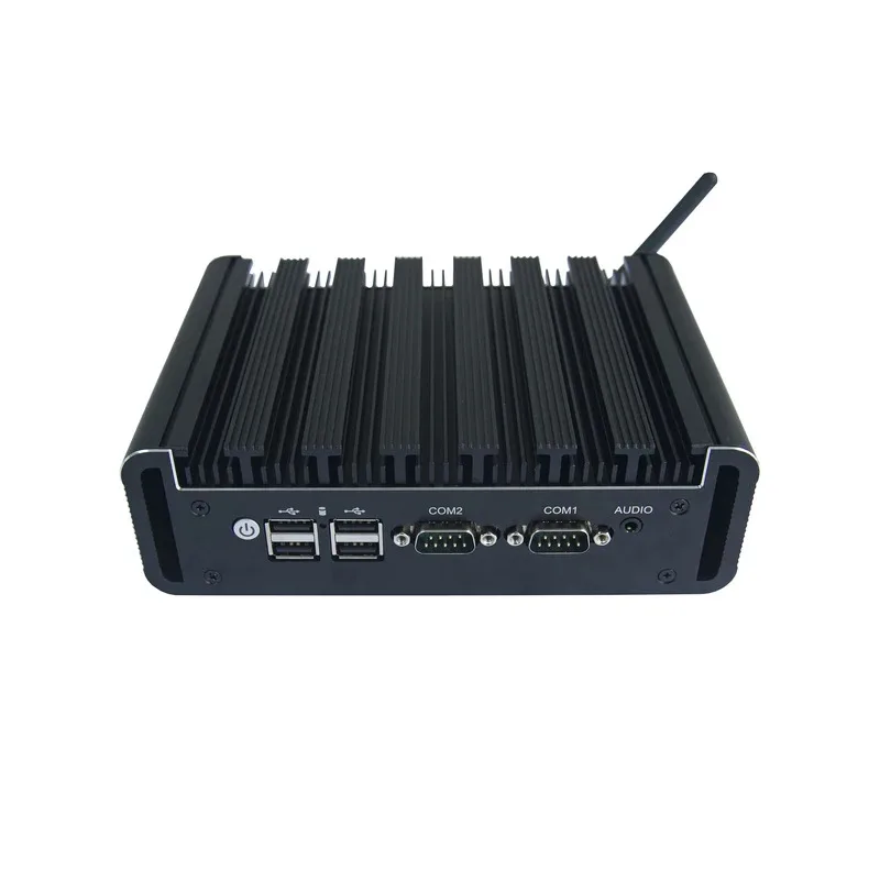 Mini PC senza ventola per macchinari industriali Core I5 I7 I9 Mini PC per finestra del computer tutto in uno 7 10 11 Linux